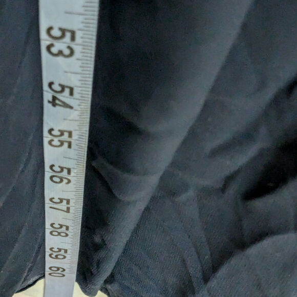 Birdy Grey Women's Size Large Grace Convertible Strap Maxi Dress Navy Blue Slit - Picture 10 of 10